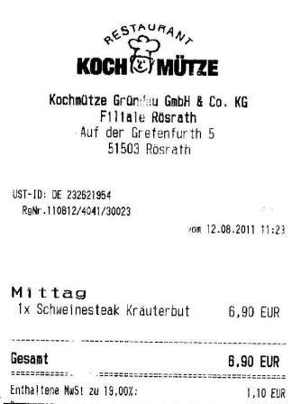 ulmn Hffner Kochmtze Restaurant